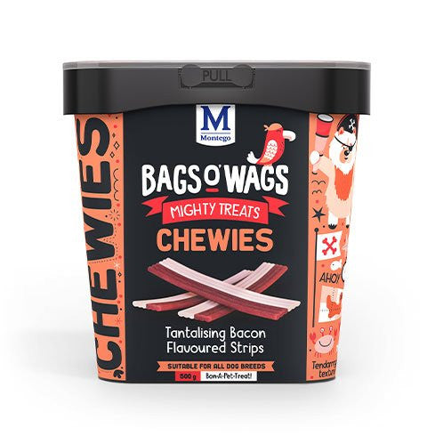 Montego Chewies Tantalising Bacon Strips 1.5kg Bucket