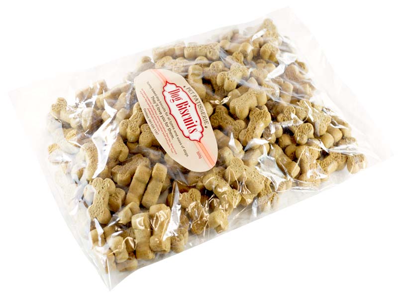 Pet Patisserie Dog Biscuits Wholesome Original Paws 500g Bag