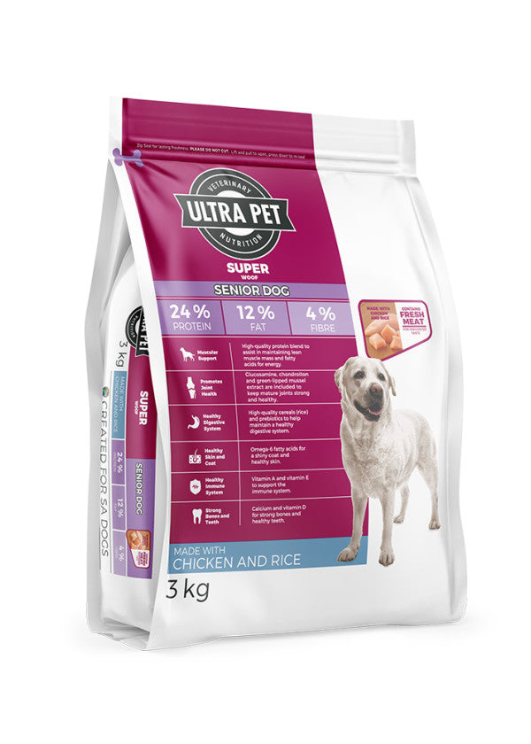 Ultra Pet Superwoof Senior Dog 3 kg
