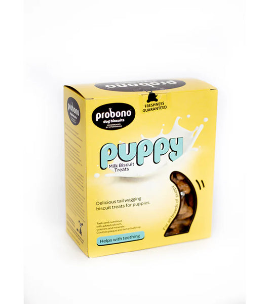 Probono Dog Biscuits Puppy Milk Treats 650g Box