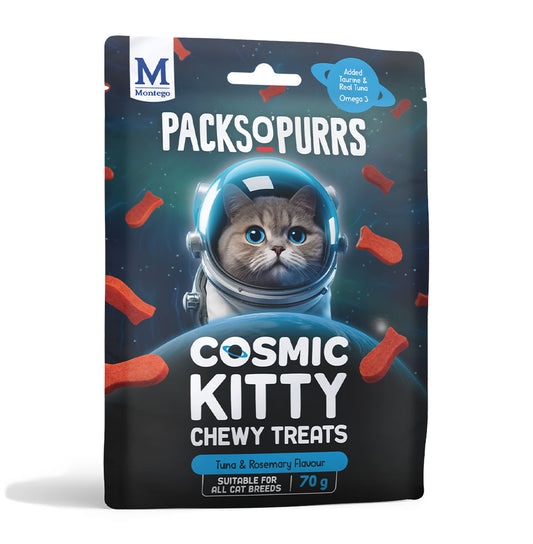 Montego Packs o' Purs Tuna & Rosemary 70g Sachet