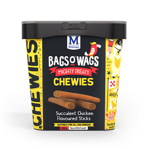 Montego Chewies Succulent Chicken Sticks 500g Tub