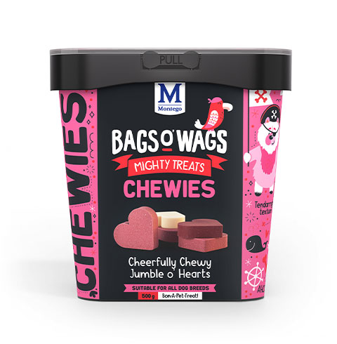 Montego Chewies Chewy Jumble o' Hearts 1.5kg Bucket