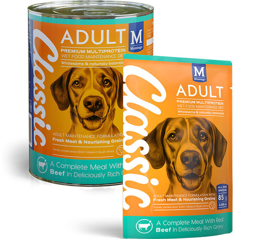 Montego Classic Adult Wet Food Beef Rich Gravy 85g Sachet