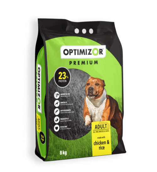 Optimizor Premium Chicken & Rice 20 kg Adult