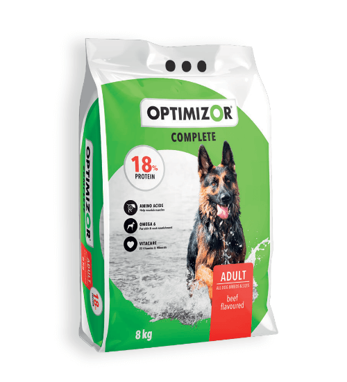 Optimizor Complete Beef Flavoured 8 kg Adult