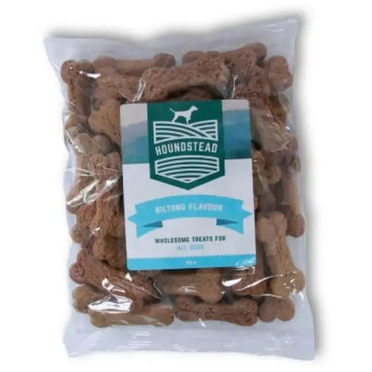 Houndstead Biscuits Biltong Flavour 500g Bag