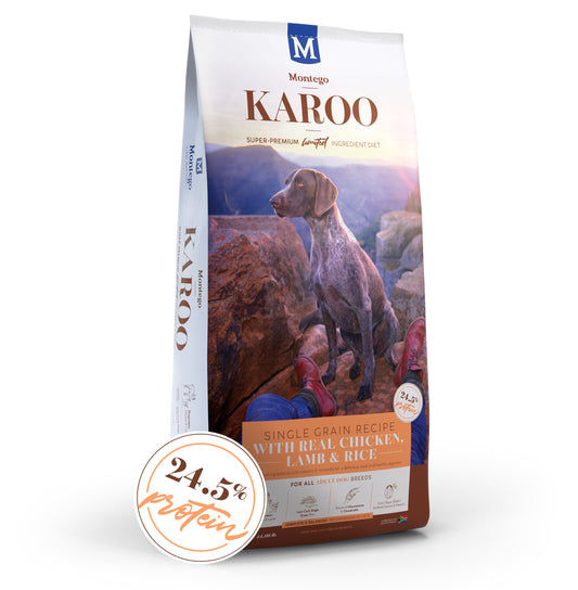 Montego Karoo Single Grain Chicken+Lamb & Rice  20 kg Adult