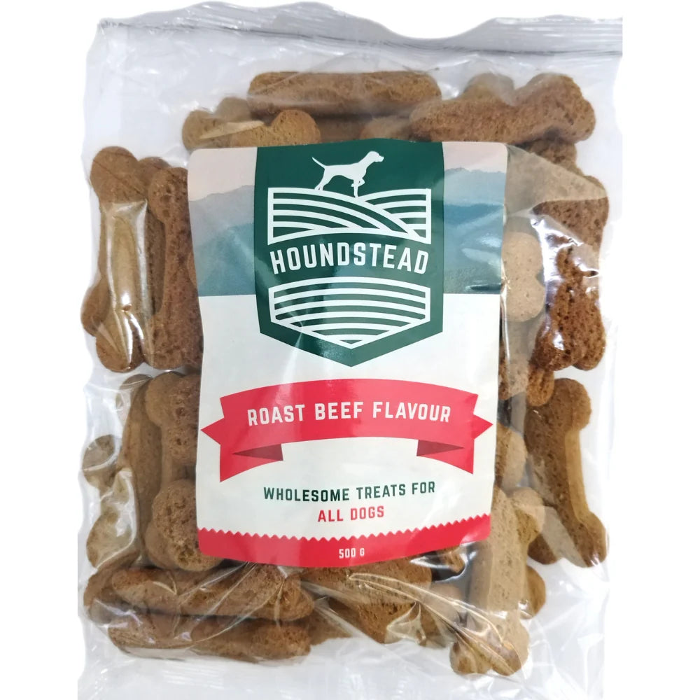 Houndstead Biscuits Roast Beef Flavour 500g Bag