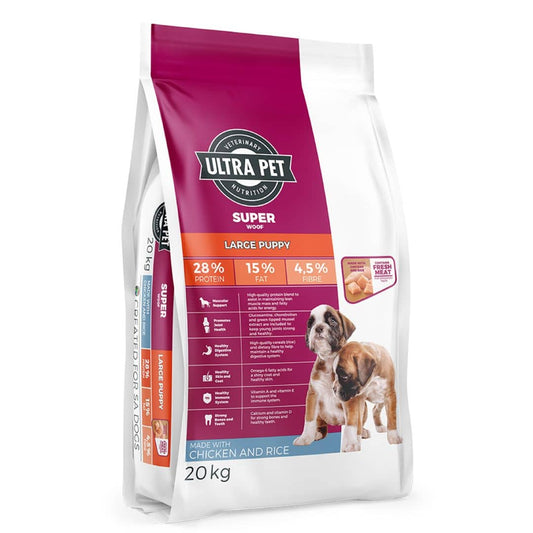 Ultra Pet Superwoof Large Puppy Dog Chicken & Rice 20 kg