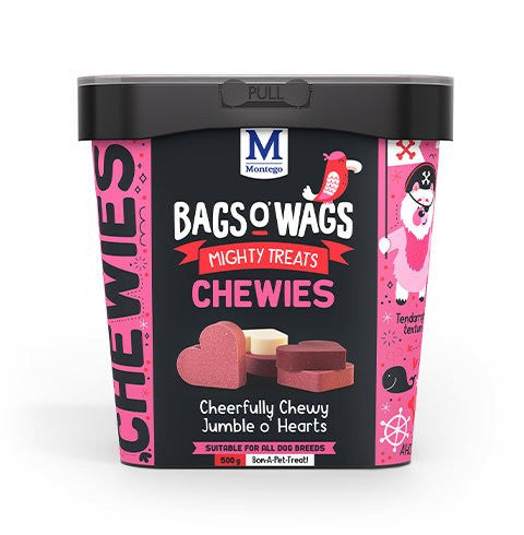 Montego Chewies Jumble o' Hearts 500g Tub