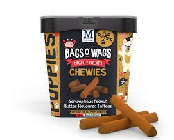 Montego Chewies Peunut Butter Toffees Puppy 350g Tub